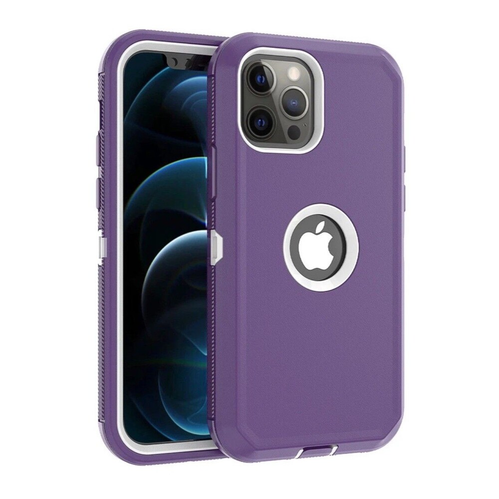 iPhone12 Mini/12 Pro/12 Pro Max Case Hybrid+Belt Clip Fit